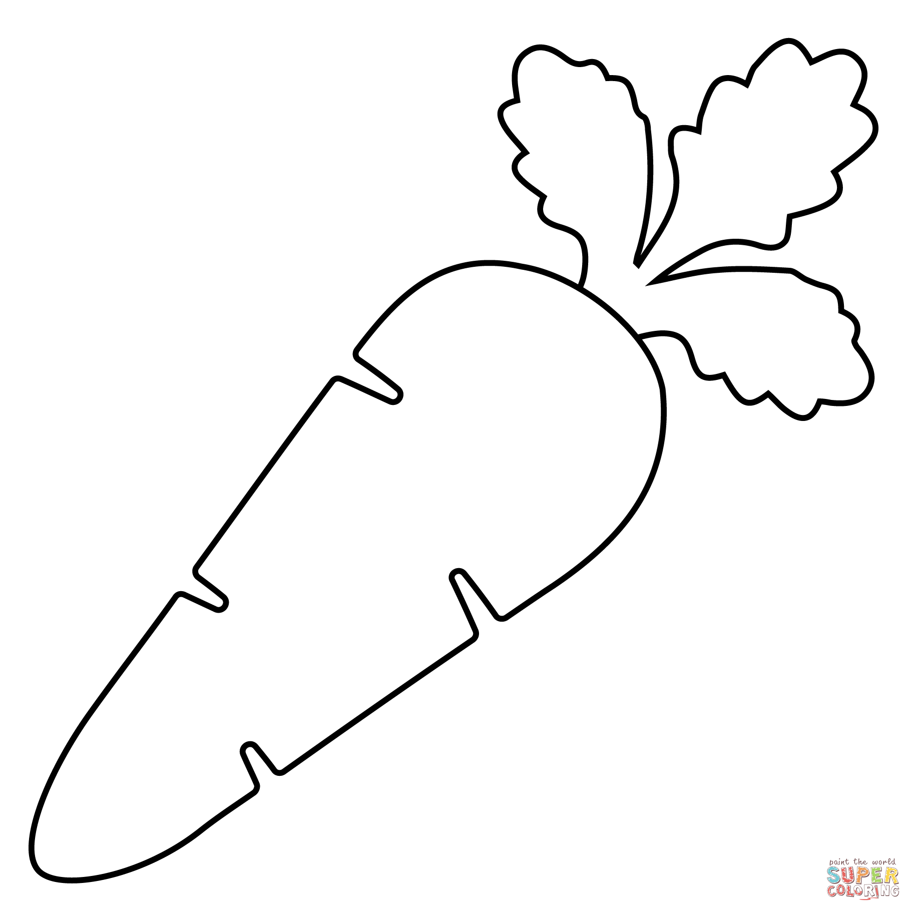Carrot emoji coloring page free printable coloring pages