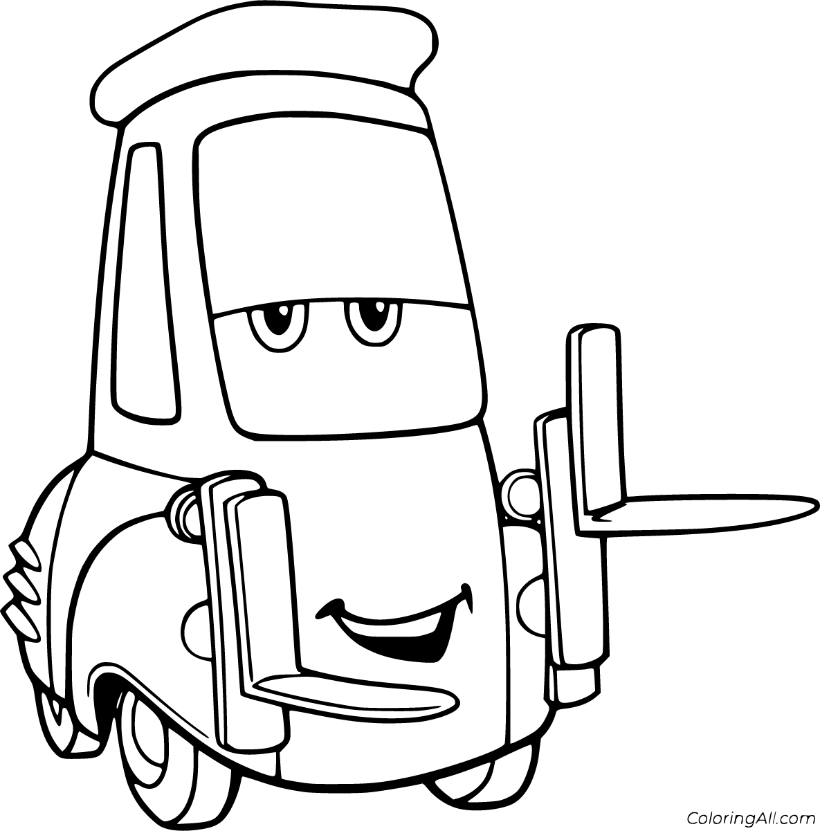 Disney cars coloring pages