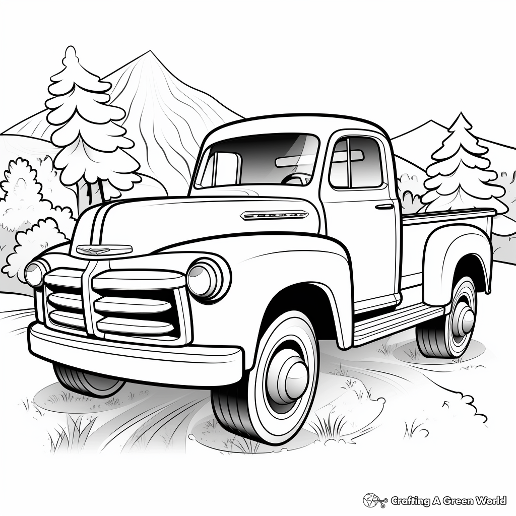 Cars and trucks coloring pages