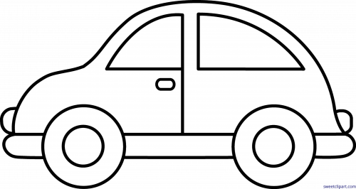 Cute free clip art and coloring pages car drawing kids easy coloring pages cars coloring pages