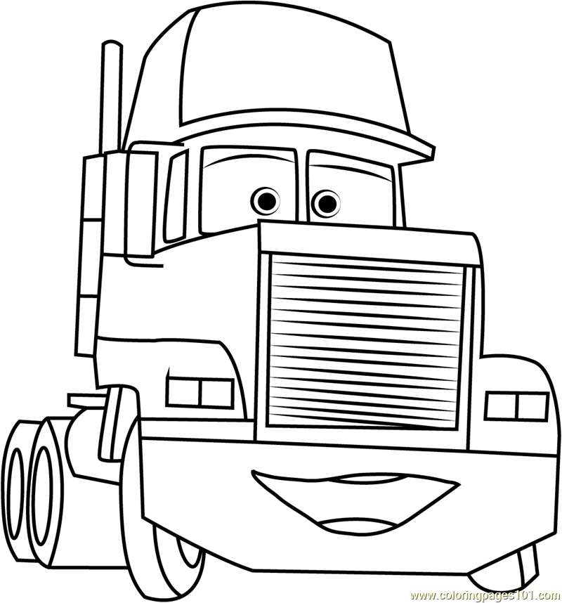 The best free mack coloring page images download from free coloring pages of mack at