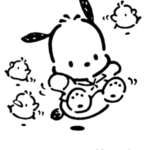 Pochacco coloring pages printable for free download