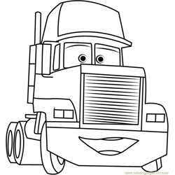 Disney cars coloring pages for kids