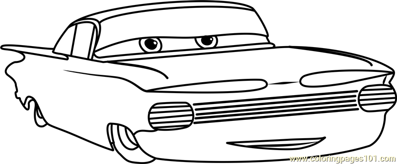 Ramone from cars coloring page for kids