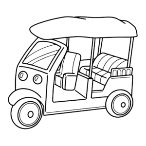 Tricycle coloring pages printable for free download