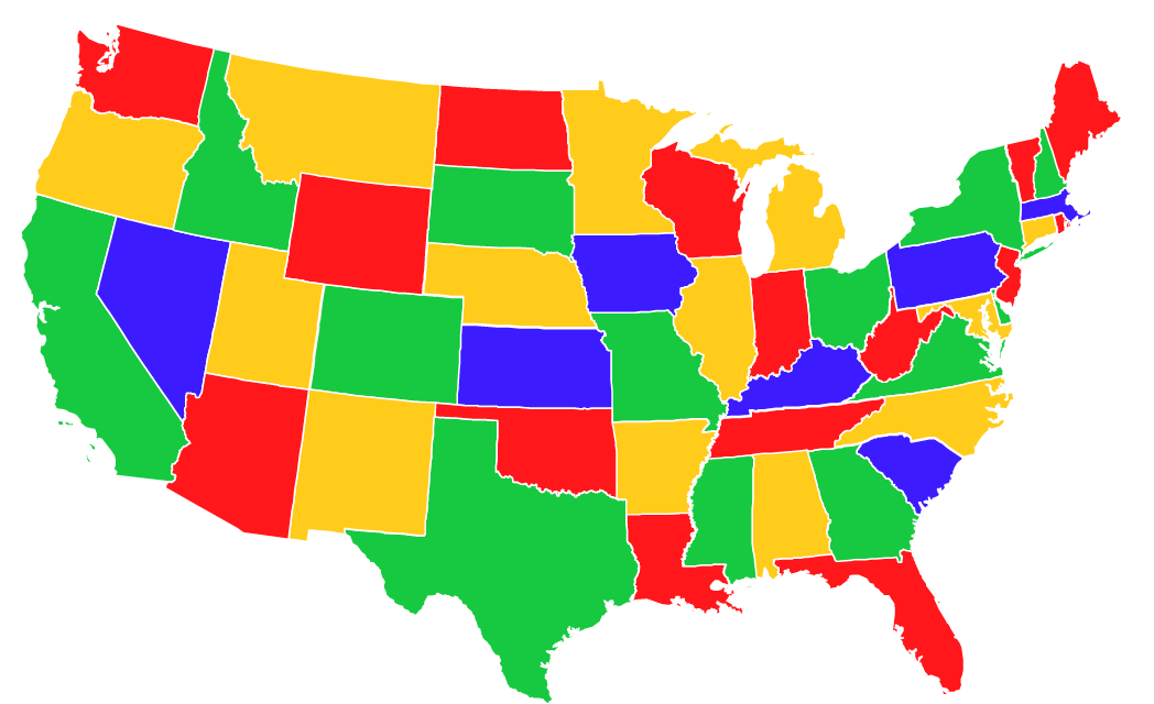 Neil freeman this is one of nineteen trillion simple maps of the united states this page â united states map free online puzzle games illustration art design