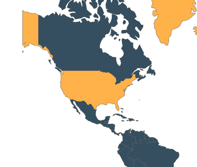 Solved striped or gradient field color for shape map