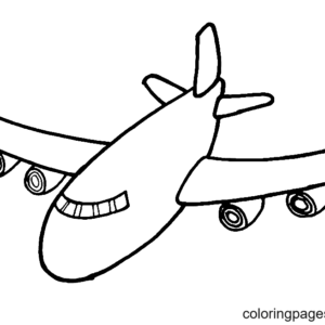 Airplane coloring pages printable for free download