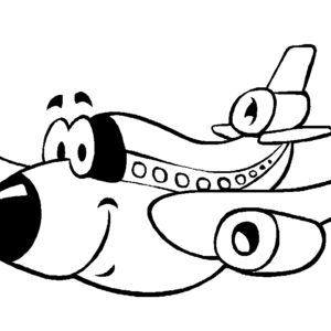 Airplane coloring pages printable for free download