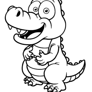 Alligator coloring pages printable for free download