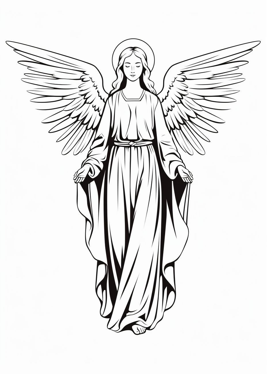 Angels coloring pages coloring pages for children coloring pages