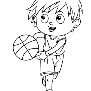 Basketball coloring pages printable for free download