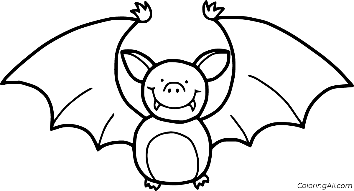 Bat coloring pages