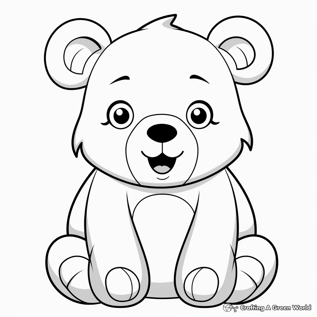 Brown bear coloring pages