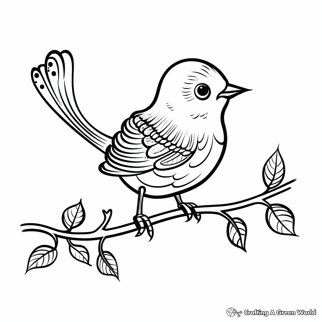 Blue bird coloring pages