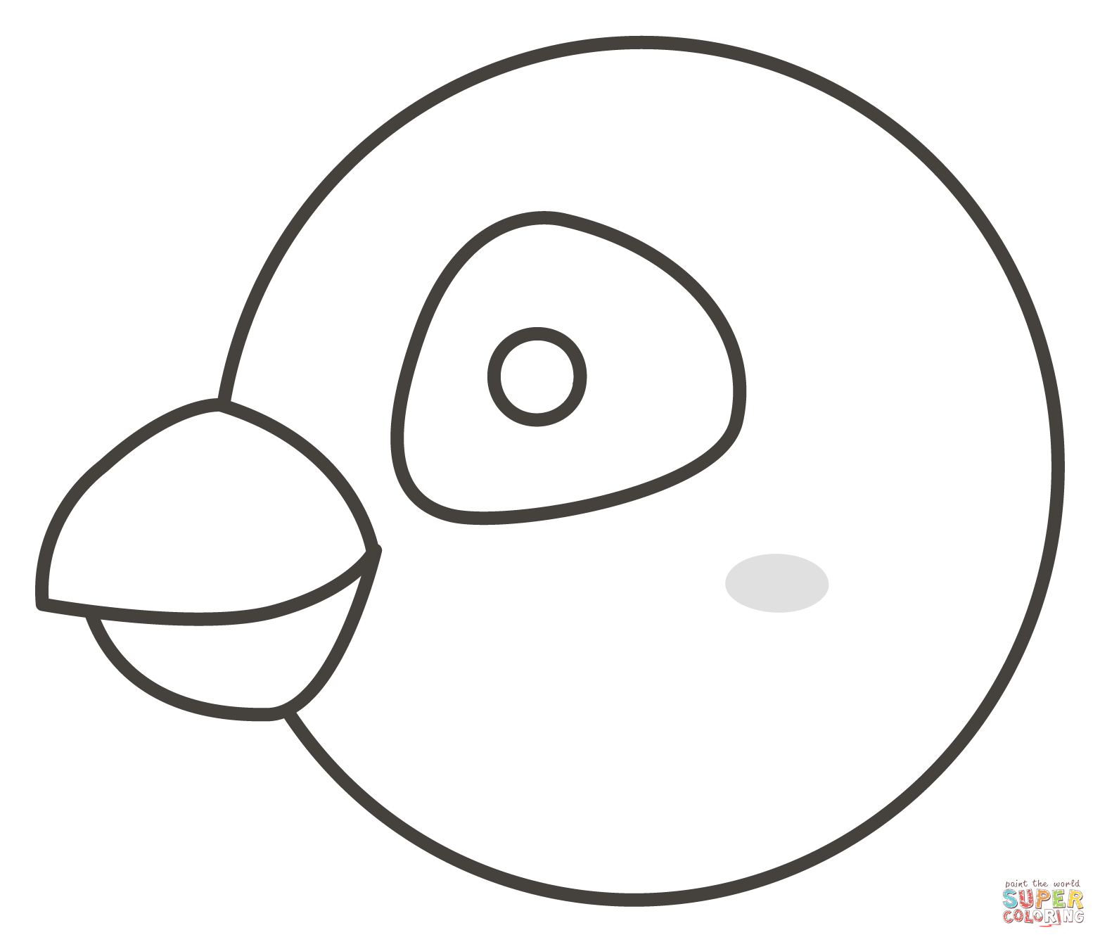 Bird coloring page free printable coloring pages