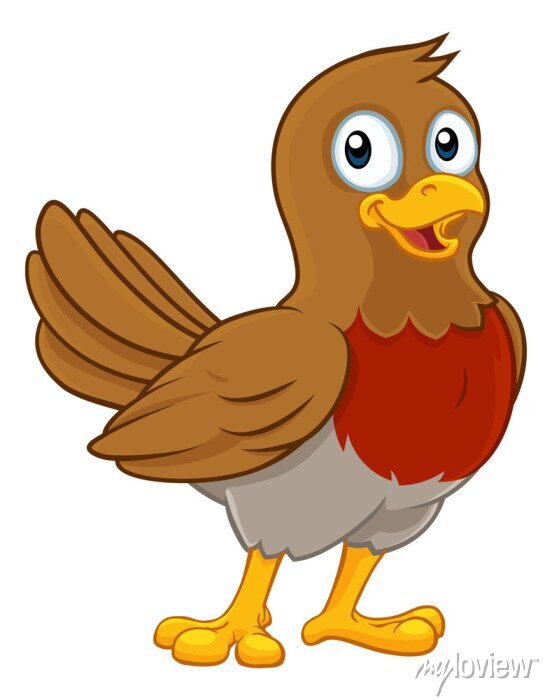 Singing bird icon cartoon style Royalty Free Vector Image