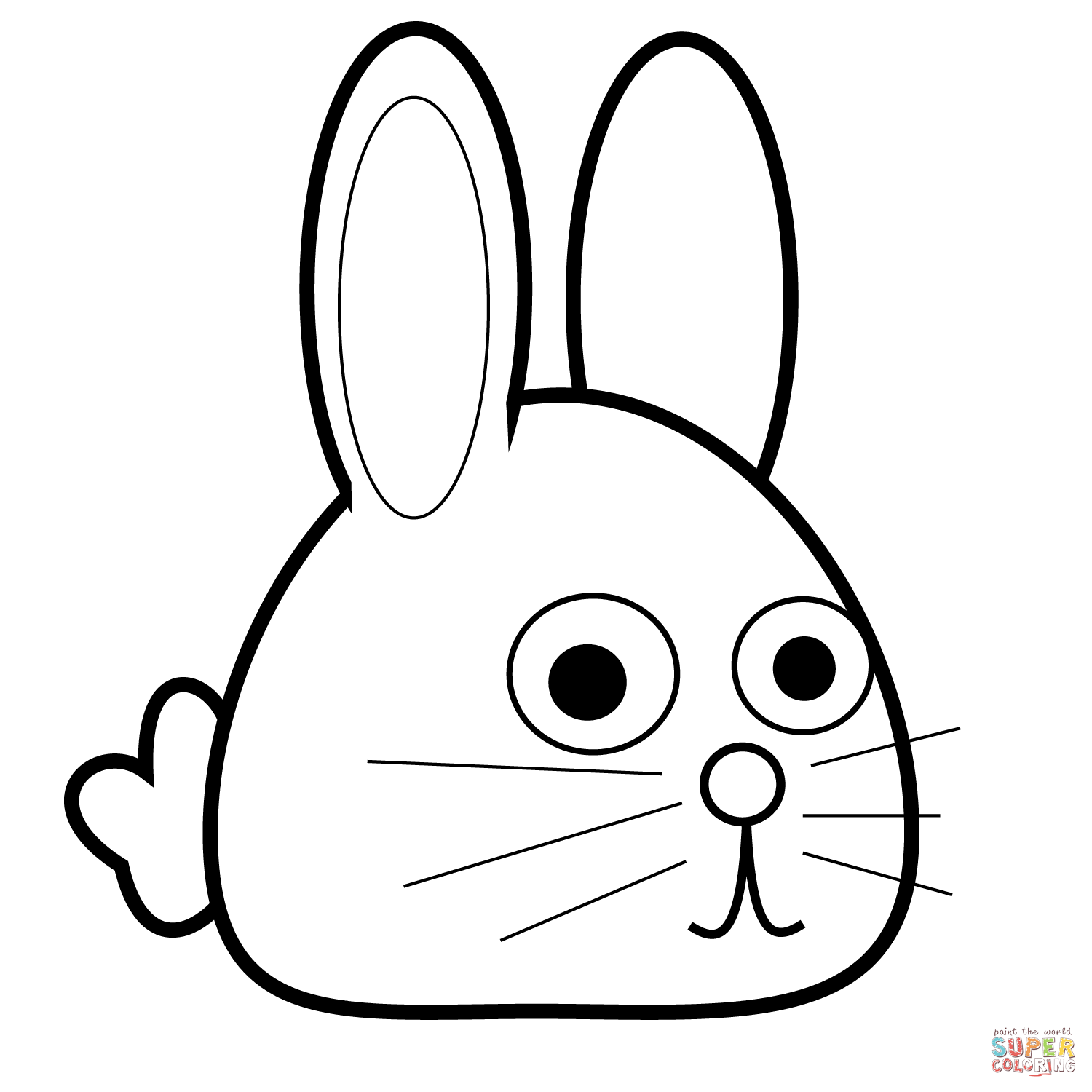 Spring bunny coloring page free printable coloring pages