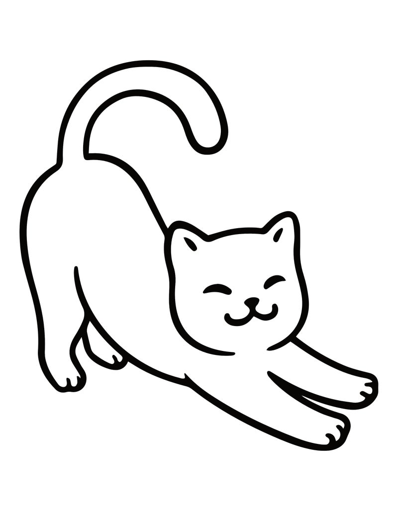 Kitten coloring pages printable kitten coloring download now