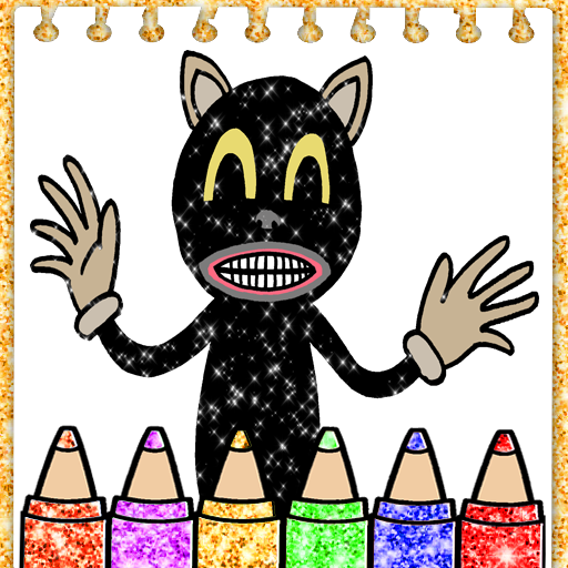 Glitter coloring book pages for cartoon catappstore for android