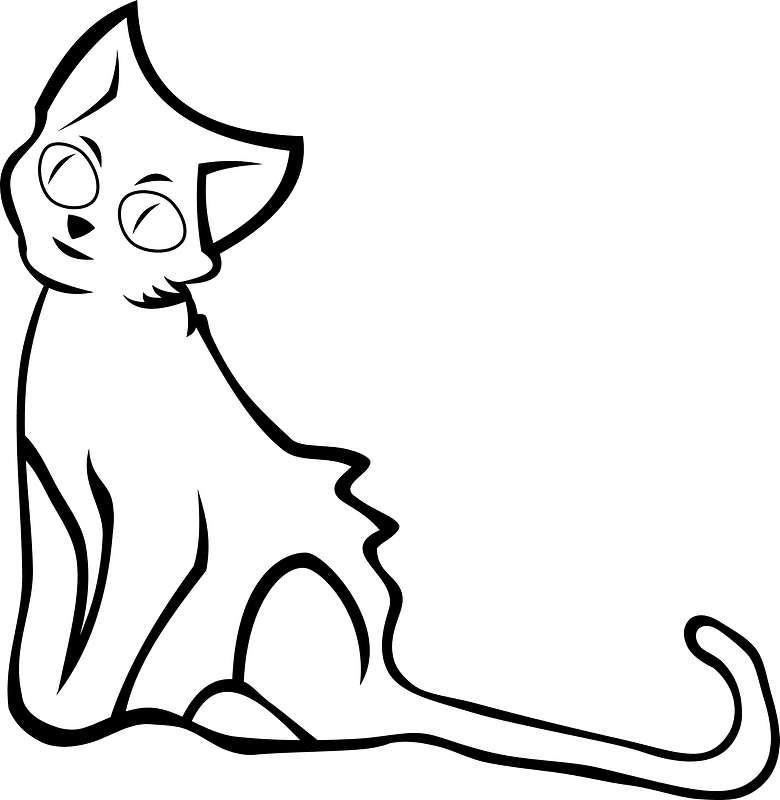 Cartoon cat clipart free download transparent png