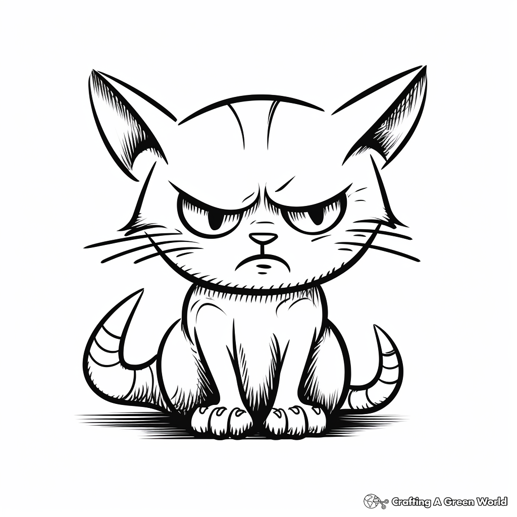 Sphynx cat coloring pages