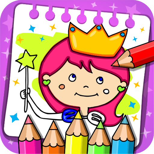 Princess coloring book games