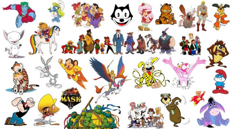 Cartoons collage wallpapers hd desktop and mobile backgrounds