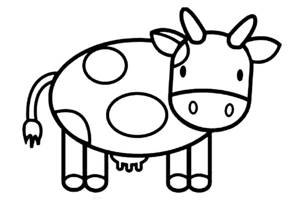 How to draw cow coloring page cow coloring pages cow colour elephant coloring page