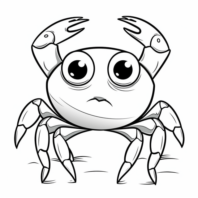 Crab coloring pages free printable picture printable free coloring pages to print coloring pages for kids outline sketch drawing vector crab drawing wing drawing ring drawing png and vector with transparent background