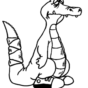 Alligator coloring pages printable for free download