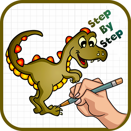 Learn how to draw dinosaurs step by step â