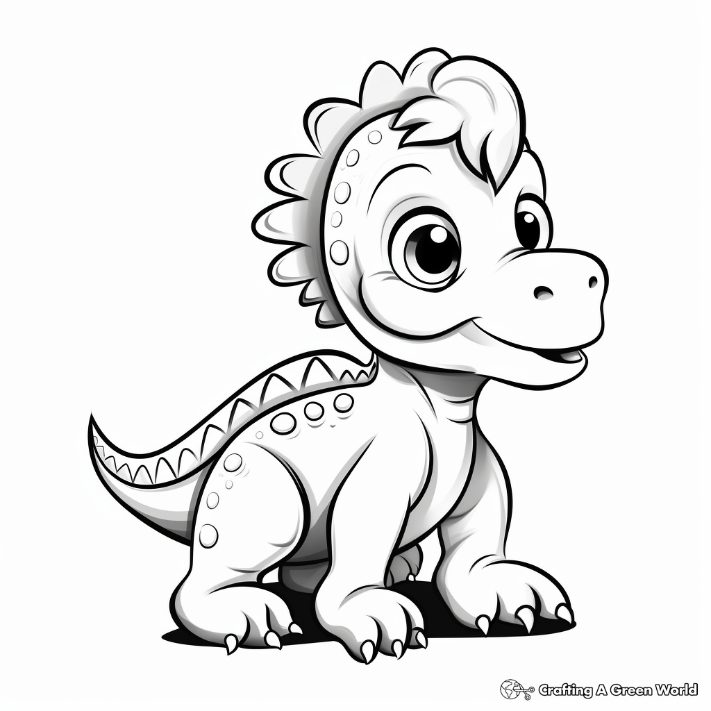 Dinosaur coloring pages for toddlers