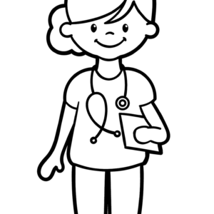 Nurse coloring pages printable for free download