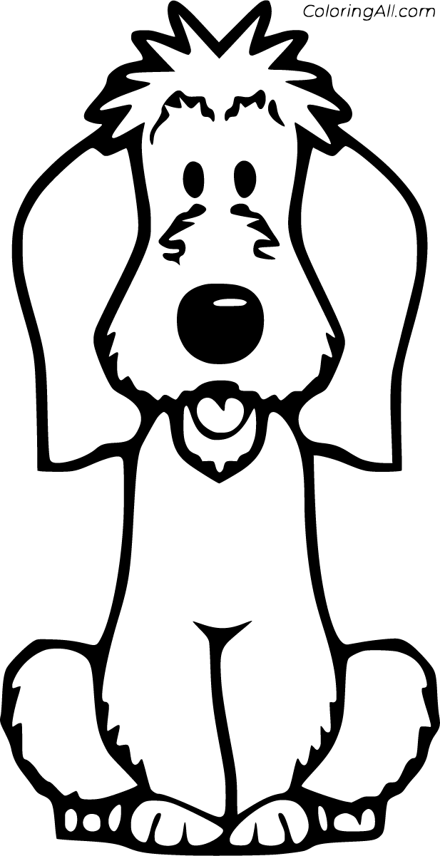 Free printable goldendoodle coloring pages easy to print from any device and automatically fit any paper sizâ dog template animal coloring pages goldendoodle