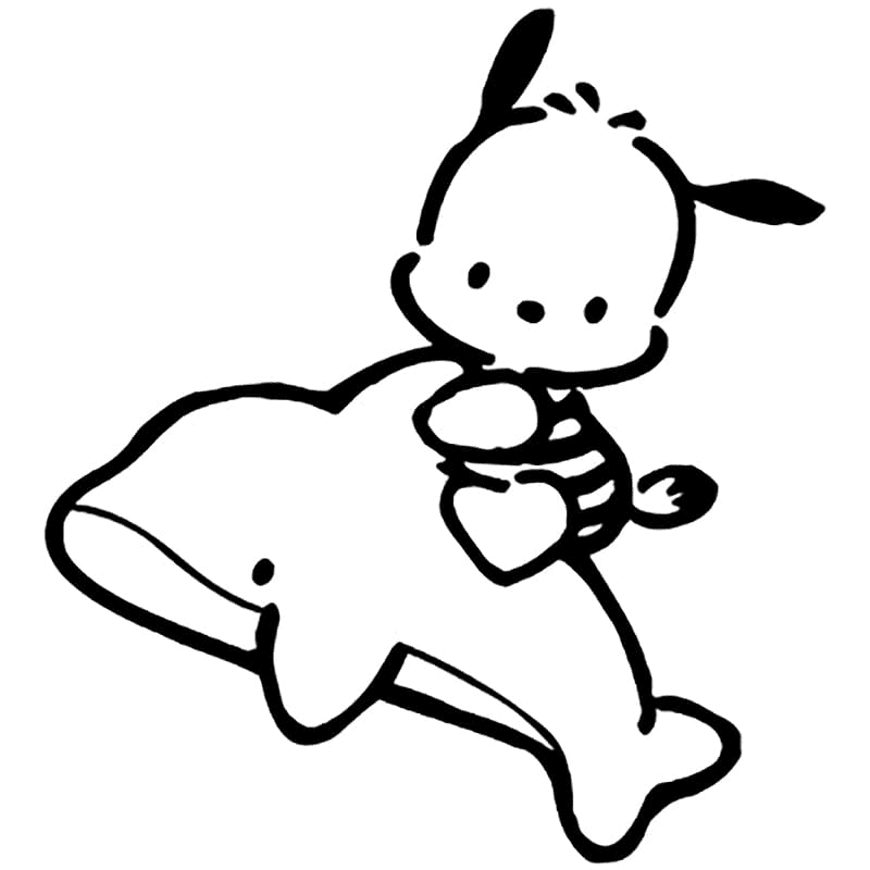 Pochacco coloring pages printable for free download