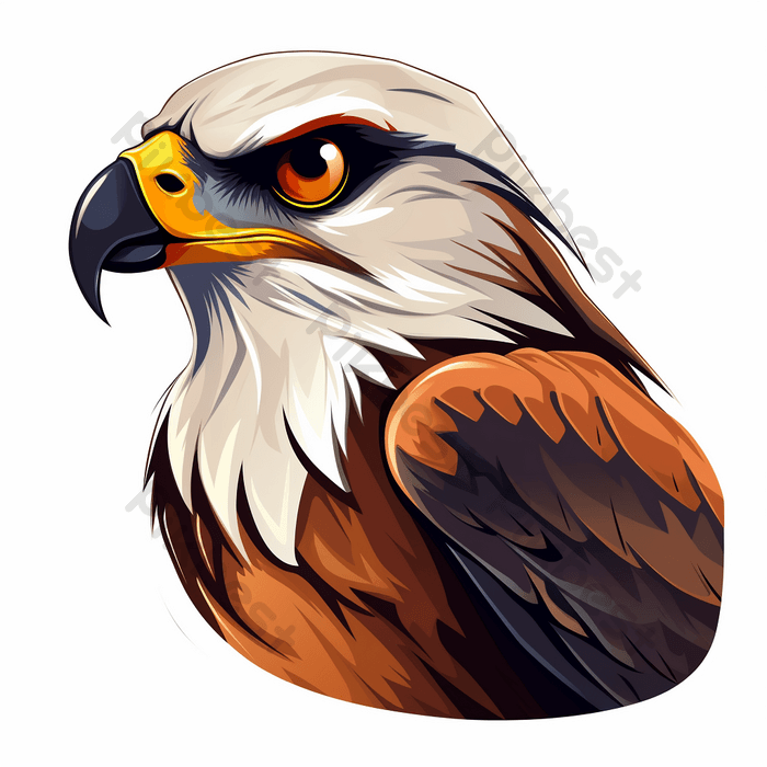 Cartoon falcon or eagle clipart png images psd free download