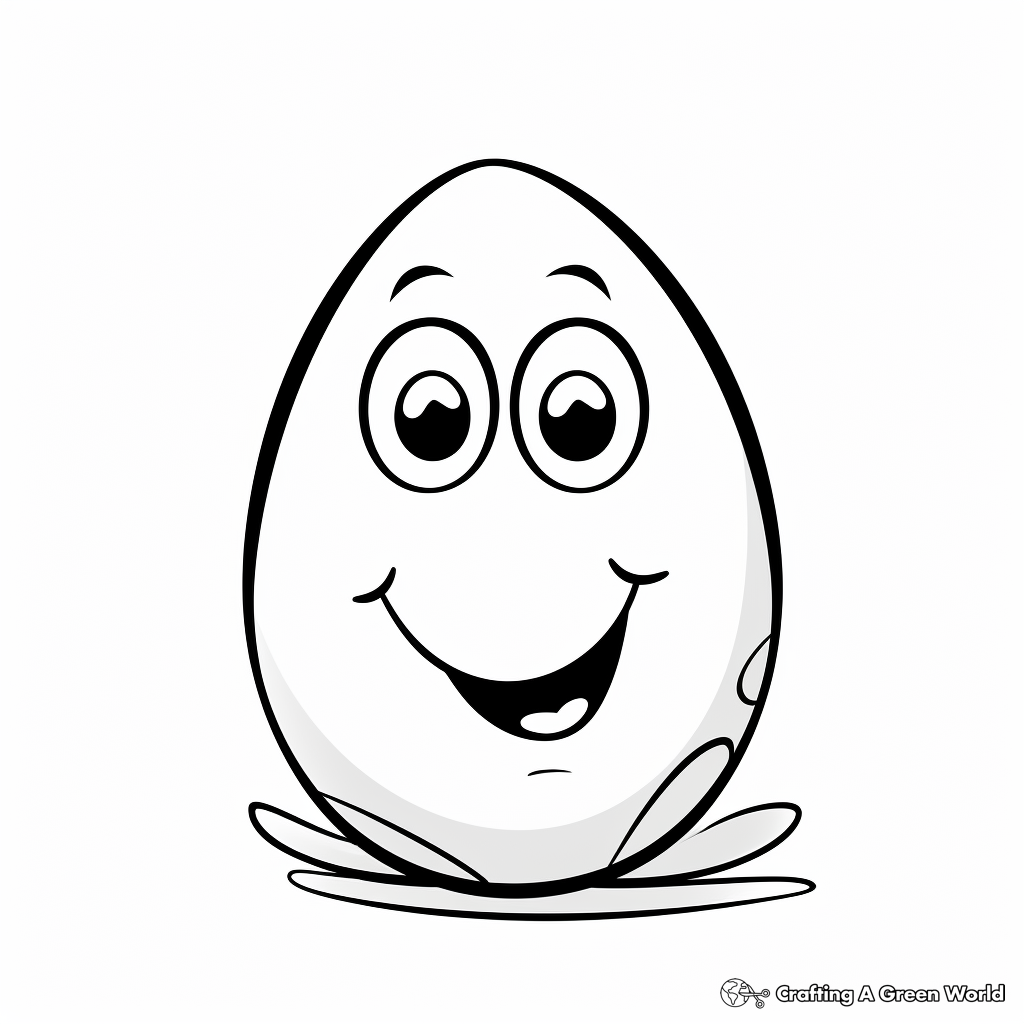 Easter eggs coloring pages