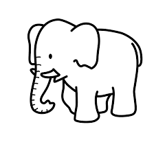 Image result for elephant side view line drawing cartoon elephant drawing elephant drawing cartoon drawings of animals