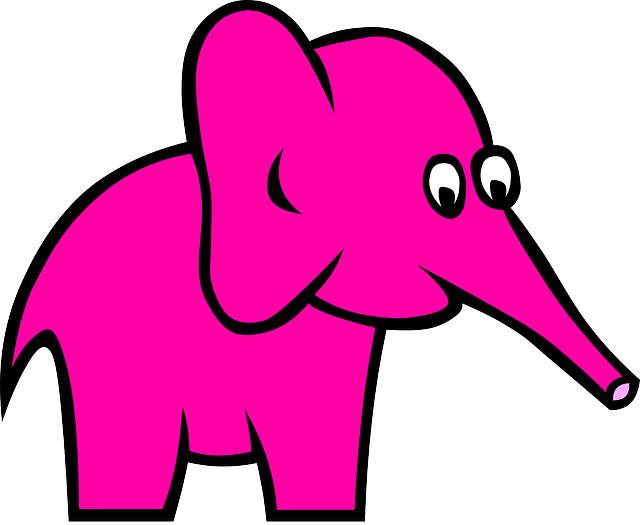 Pink elephant sticker pack messages sticker