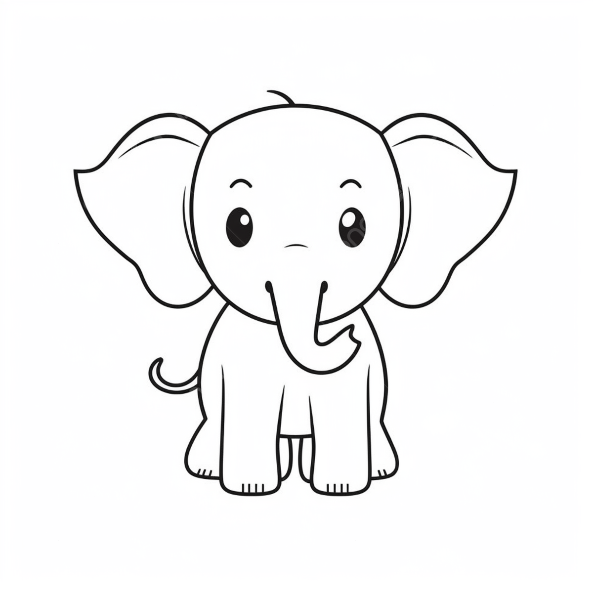 Cute little elephant coloring pages elephant drawing ring drawing ant drawing png transparent image and clipart for free download