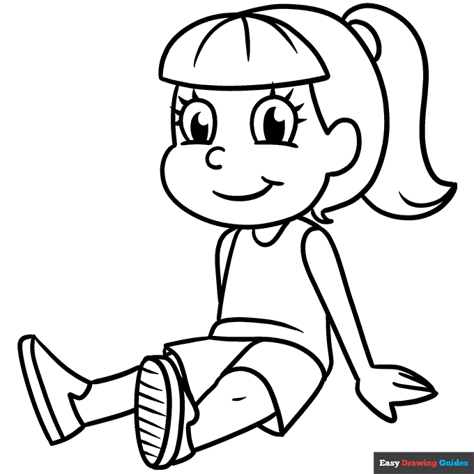 Free printable girls coloring pages for kids