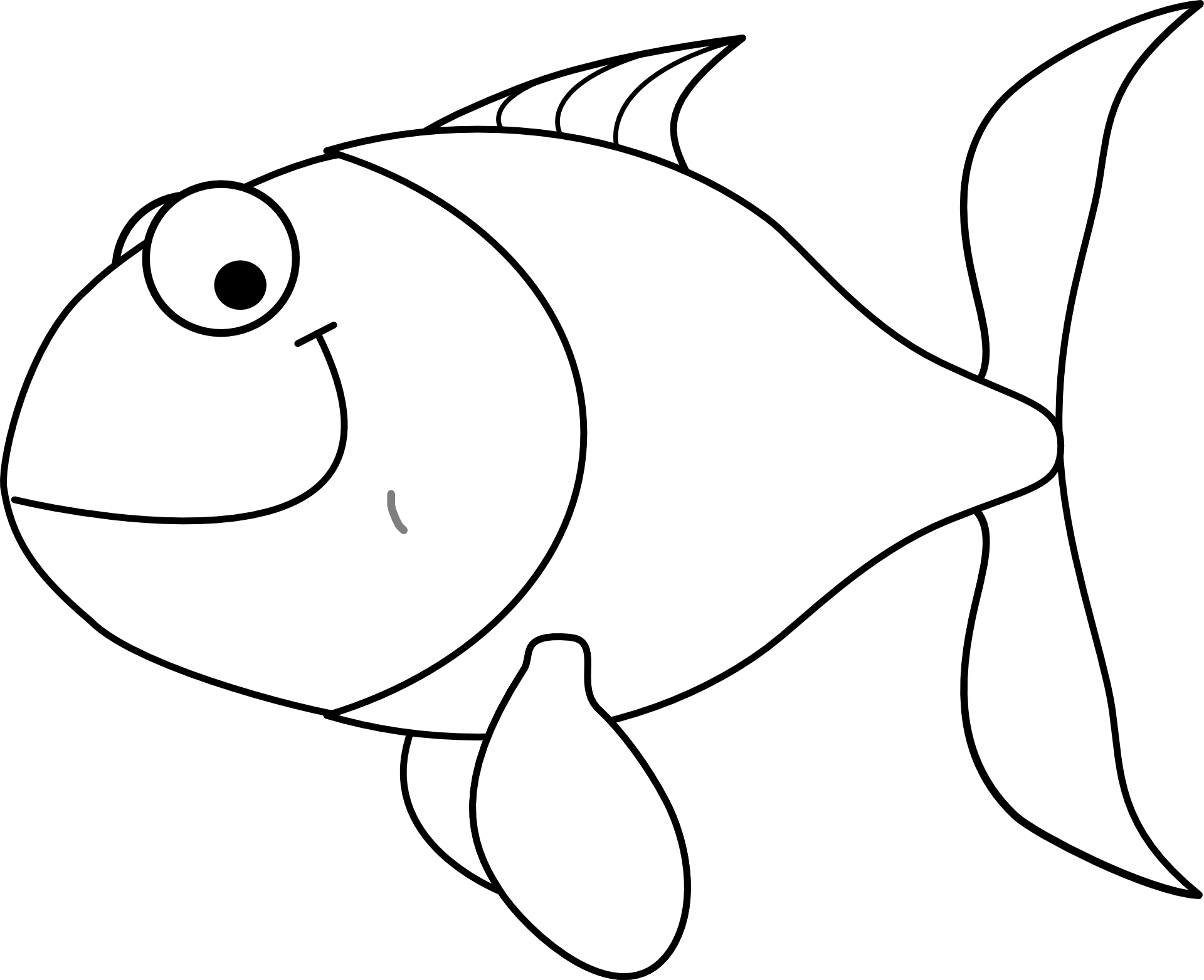 How to draw a fish a simple technique for kids