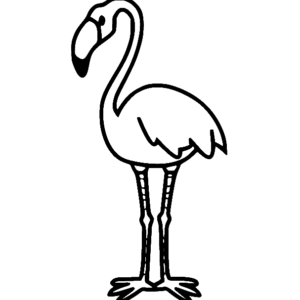 Flamingo coloring pages printable for free download