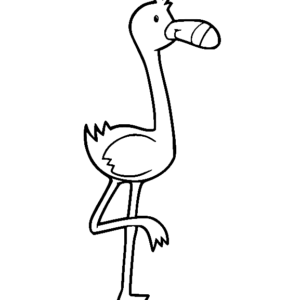 Flamingo coloring pages printable for free download