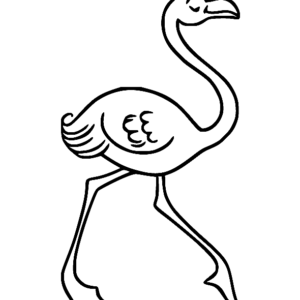 Flamingo coloring pages printable for free download