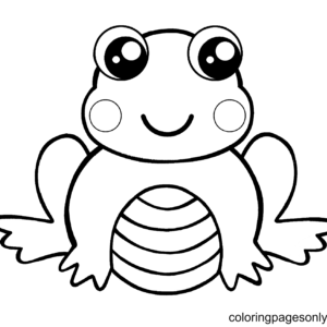 Frog coloring pages printable for free download