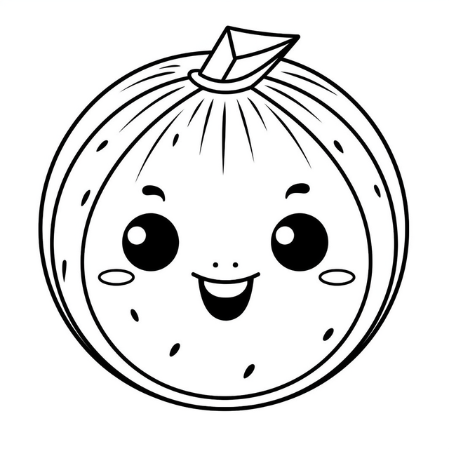 Cute fruit coloring page fruit drawing ring drawing color drawing png transparent image and clipart for free download