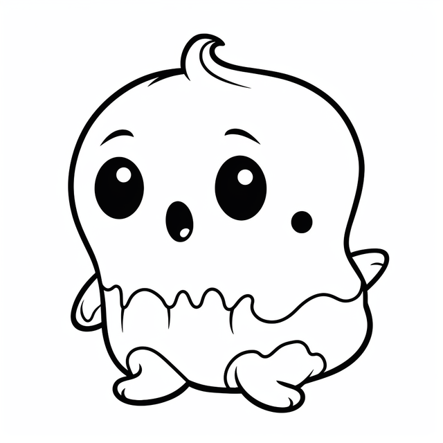 Cute cartoon baby ghost coloring pages for free outline sketch drawing vector car drawing cartoon drawing ghost drawing png and vector with transparent background for free download