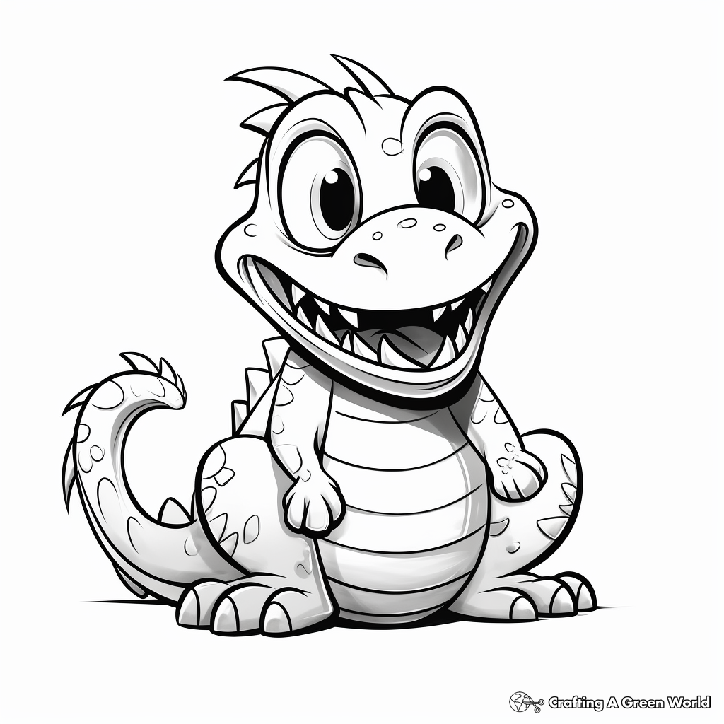 Basilisk coloring pages